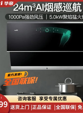 Vatti/华帝机王 i11142/11193 24方1000pa变频大吸力抽油烟自动洗
