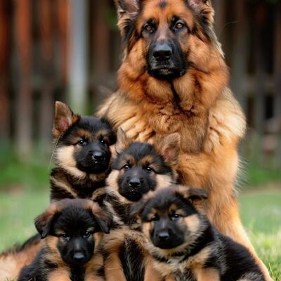 双血统德牧幼犬德国牧羊犬纯种黑背警犬军犬大型看家狼狗德牧幼崽