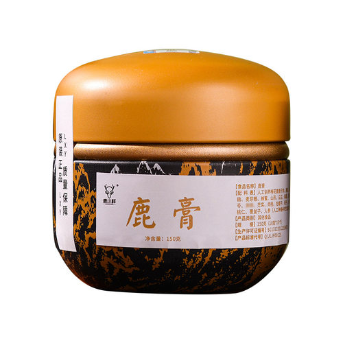 东北鹿膏150克/铁罐 抖音麓糕麓膏滋补高纯度梅花鹿丸