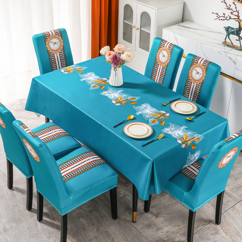 玥梦宣家用PVC防水防油免洗桌布