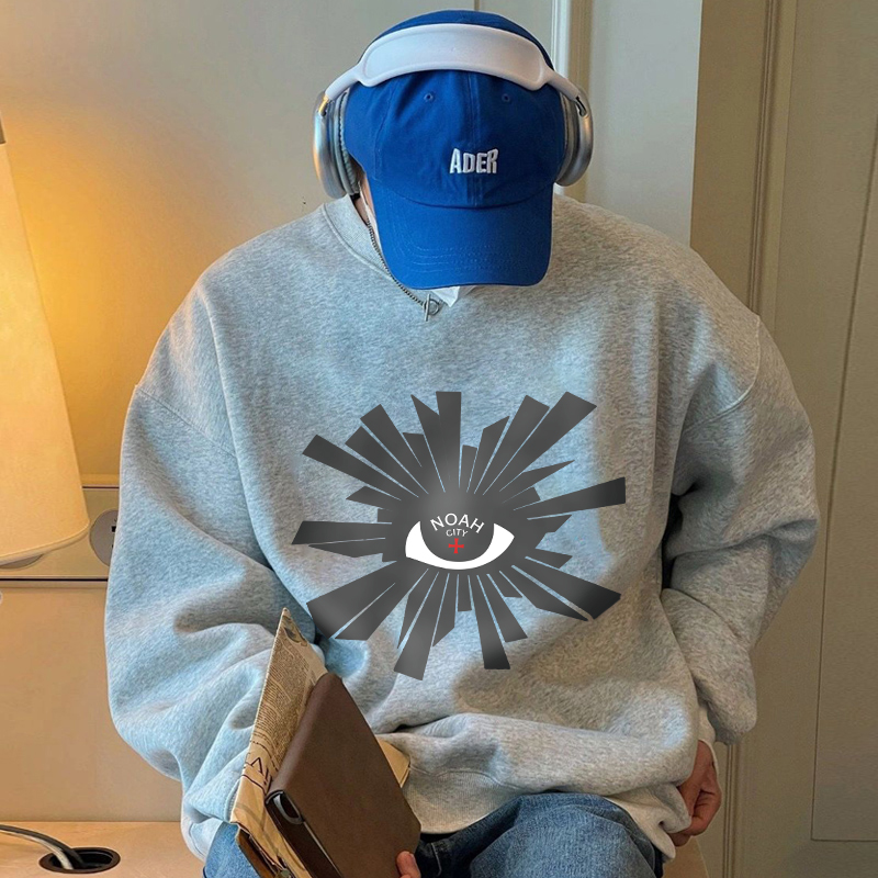 十字架潮牌美式卫衣圆领