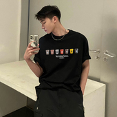 T恤潮牌欧美半截袖 WE11DONE 上衣 夏季 短袖 KONNE复古高街时尚 男款