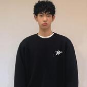 KONNE秋冬新款 休闲宽松圆领卫衣男款 美式 WE11DONE 重磅长袖 上衣潮