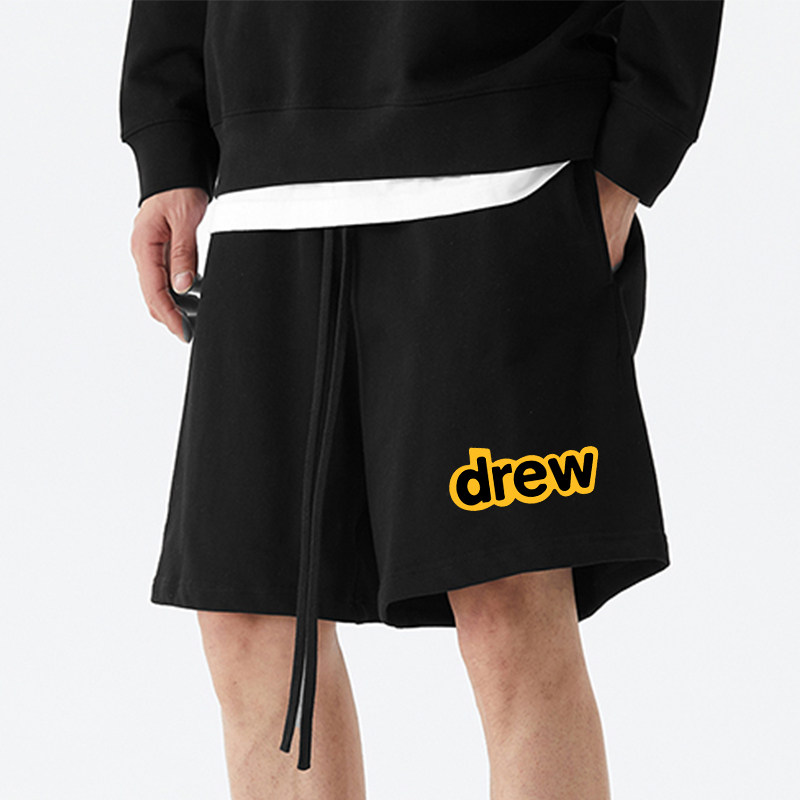 drew bee短裤男士夏季小众潮牌美式运动篮球沙滩男生宽松休闲裤子