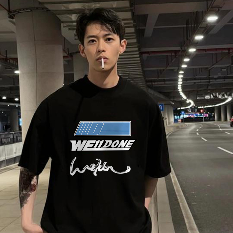 WE11DONEKONNE上衣网红半袖大码