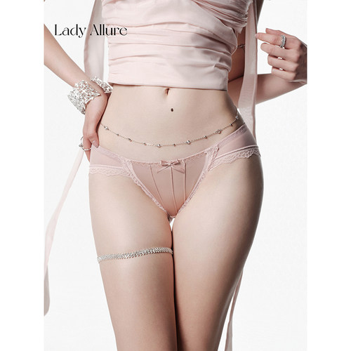 「LA」Julie·沉静生温｜静感系列*性感优雅蕾丝网纱纯欲女士内裤