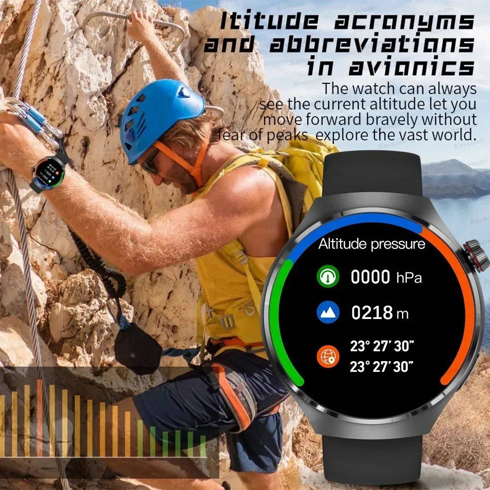 GT4 Pro Smart Watch with GPS, NFC & AMOLED Screen - Product image 2