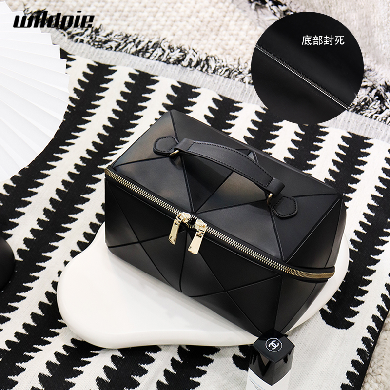 新款折叠包化妆包大容量便携女手提洗漱包收纳袋高级感女士收纳包