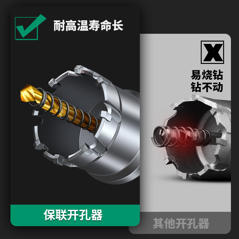 不锈钢合金开孔器快速钻孔金属