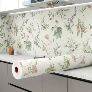 加厚厨房防油贴纸防水自粘墙纸灶台墙面防火耐高温橱柜台面保护垫