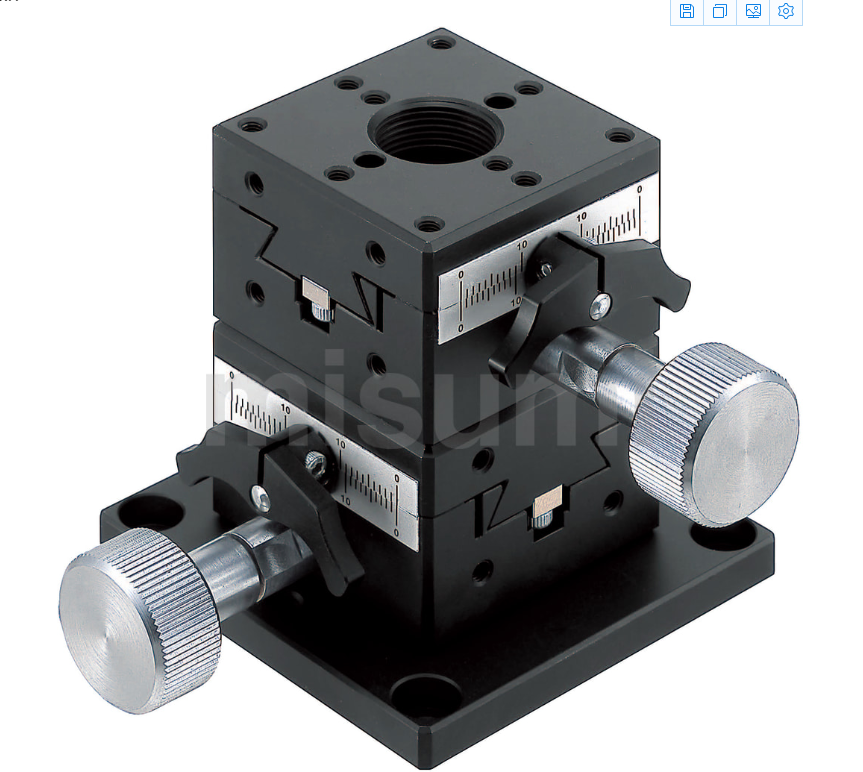 XYFG/25/40/60替代米思米XY轴手动滑台齿条齿轮式正方形燕尾槽型