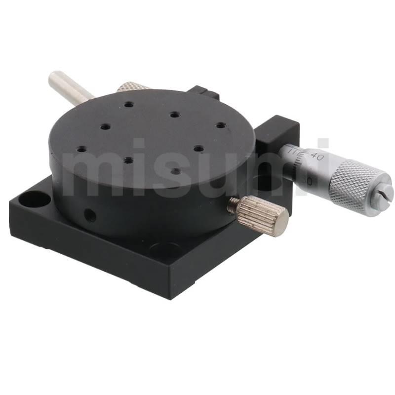 手动旋转位移平台RTRM40/60/80-R/L正反回转滑台RTRS40/60/80-R/L