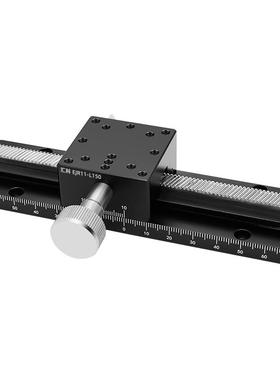 X轴燕尾槽式手动位移台长行程齿轮齿条型滑台-EJR11/01/E-EIM02