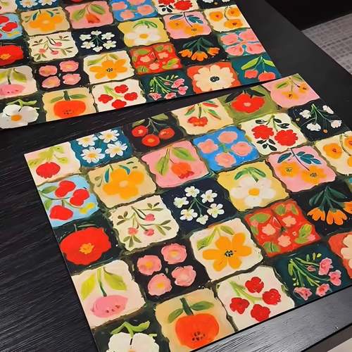 美式田园风餐垫吸水防油速干桌垫隔热垫家用沥水杯垫防滑饭厅桌布