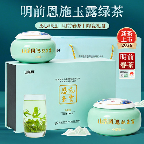 恩施玉露绿茶明前春茶礼盒装
