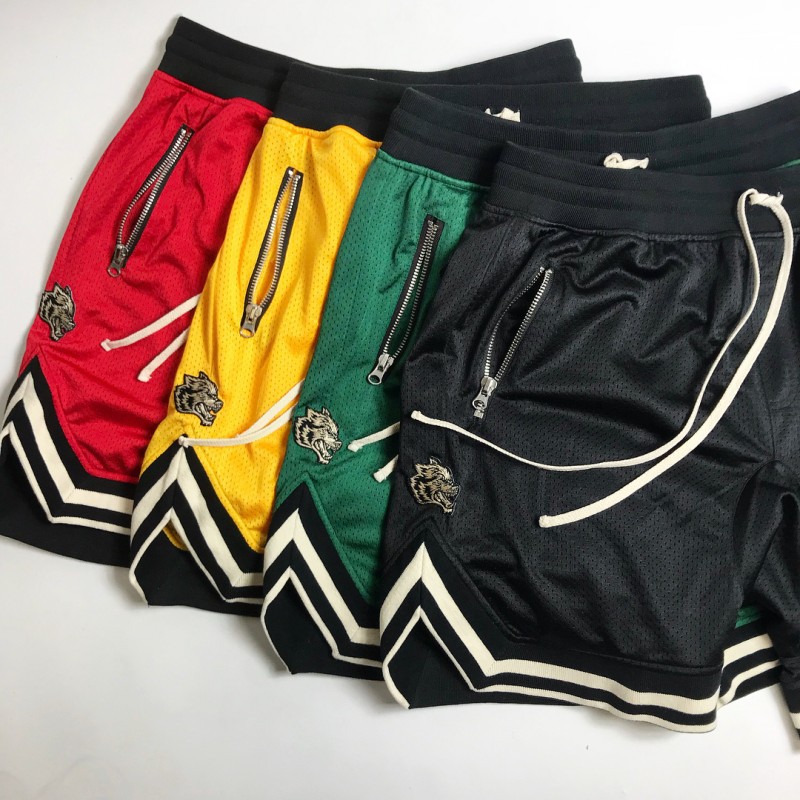 Mesh Breathable Lace-Up Sports Gym Pants网眼透气系带运动短裤
