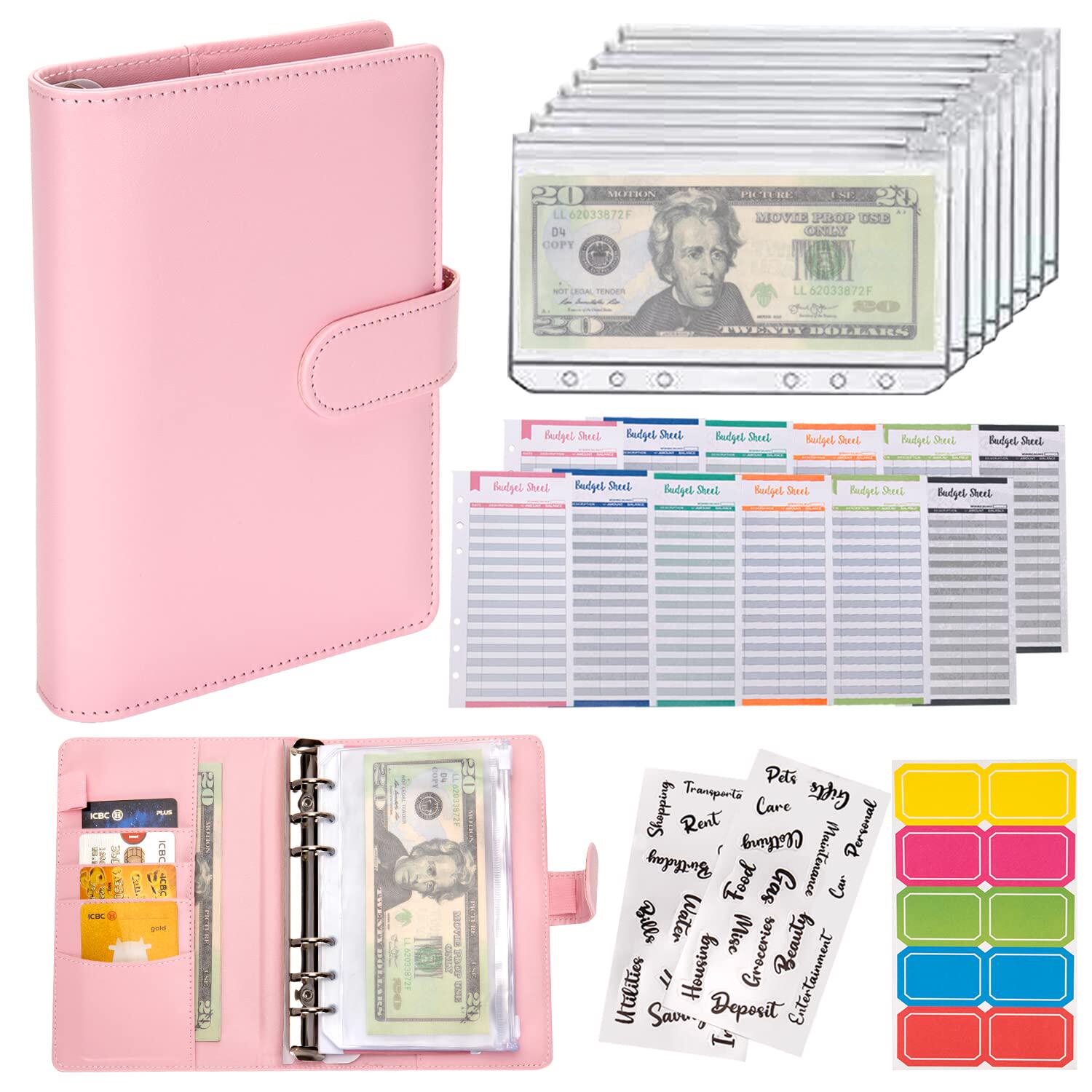 BUDGET PLANNER 2023 CASH ENVELOPE SAVINGS MONEY 6 HOLES BIND