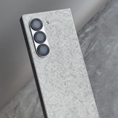 适用三星GalaxyZFold5素皮背膜三星 zfold6后盖保护膜 Fold3 Fold4背膜三星W24三星W23手机w25素皮贴三星