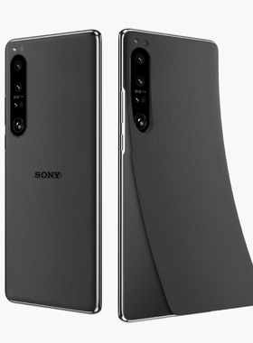 适用索尼Xperia1IV素皮后膜裸机原机手感Xperia1III背膜5III手机后盖玻璃防滑防指纹素皮纹理材质保护贴膜