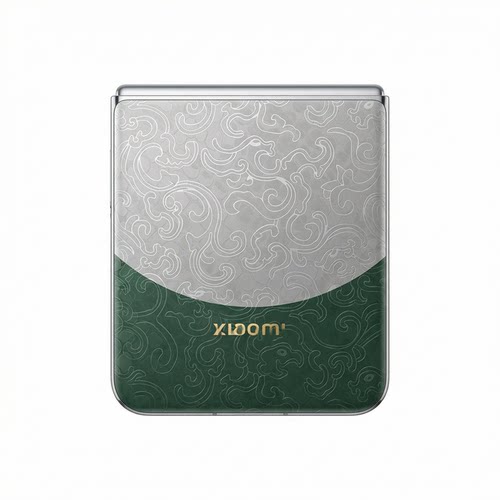 适用小米MIX Flip 2素皮背膜个性双色拼接手机后盖保护膜素皮膜后膜素皮贴