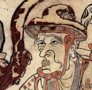 莫高窟云游僧人玄奘敦煌壁画佛像高清电子图片装饰喷绘