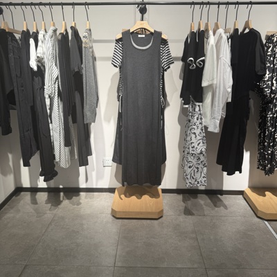 indiciaF2C4LQ498C专柜正品标记女装撞色百搭显瘦连衣裙吊牌价769