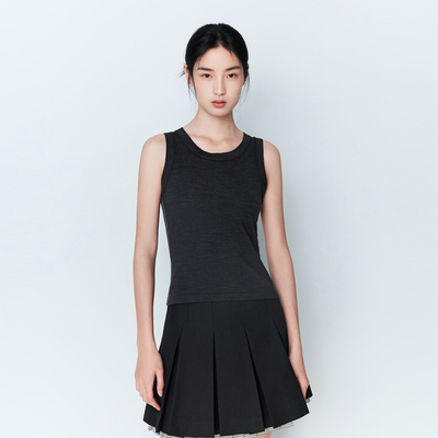 indiciatheL2A6BX021专柜正品标记女装百搭背心上衣吊牌价329