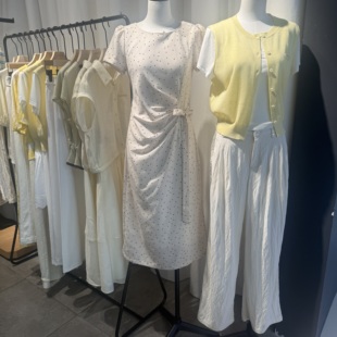 indiciatheL2B6LQ170专柜正品标记女装气质波点连衣裙吊牌价769