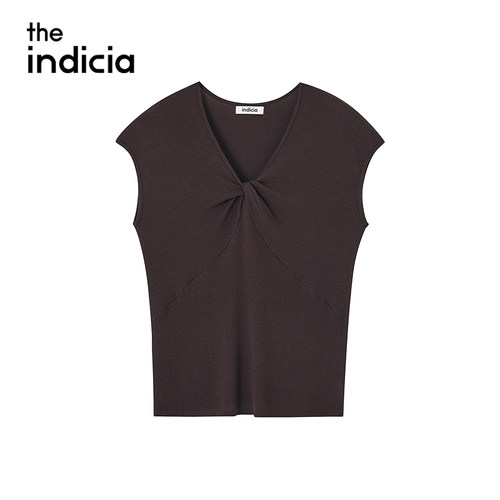 indiciaF2C5ZZ286F专柜正品标记女装显瘦设计款针织衫吊牌价539
