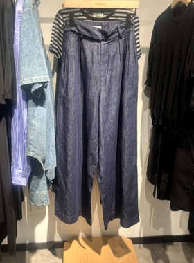 Indicia6B406NK342C专柜正品标记女装休闲工装阔腿牛仔裤吊牌989