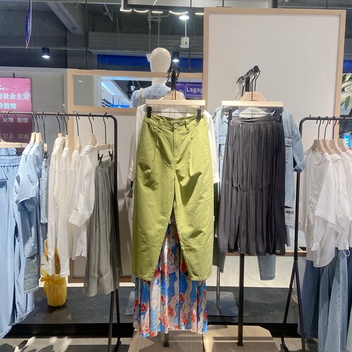 indicia theD5B304KZ074专柜正品标记女装夏通勤直筒裤吊牌价599