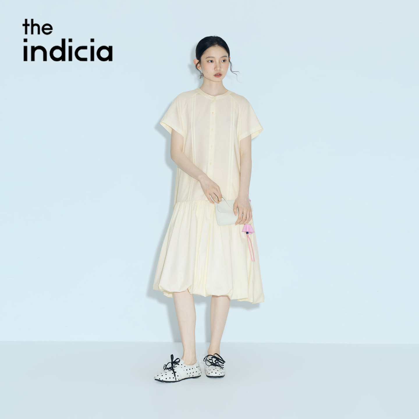 theindiciaL2B6LQ175专柜正品标记女装气质连衣裙吊牌价899