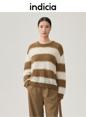 indicia5D310MS545N专柜正品标记女装通勤针织衫毛衣吊牌价639