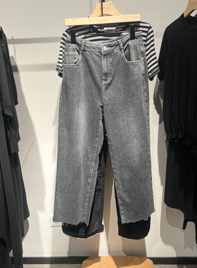 Indicia6B405NK343N专柜正品标记女装百搭休闲牛仔裤吊牌价599