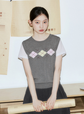 indiciatheL2B6ZZ123F专柜正品标记女装针织衫短袖上衣吊牌价