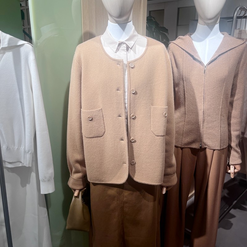 Indicia5D311WT575C专柜正品标记女装小香风毛呢外套吊牌价869