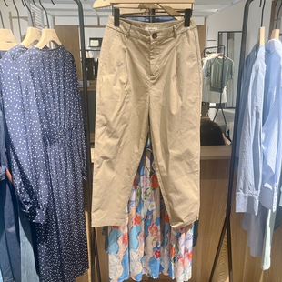 indicia5B305KZ171专柜正品标记女装夏款休闲通勤直筒裤吊牌价689