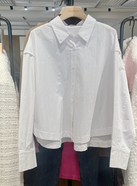 indicia6A402CS086N专柜正品标记女装百搭设计感衬衫吊牌价589