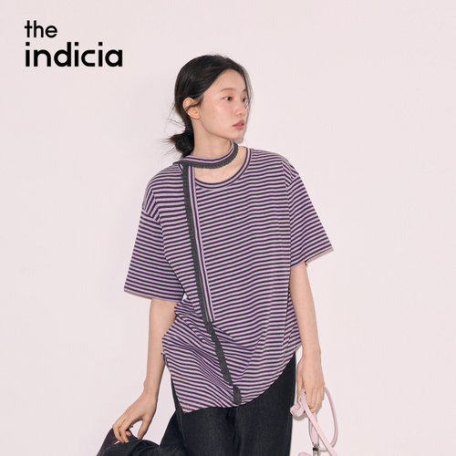 the indiciaL2C6TX230Y专柜正品标记女装休闲个性T恤吊牌价439