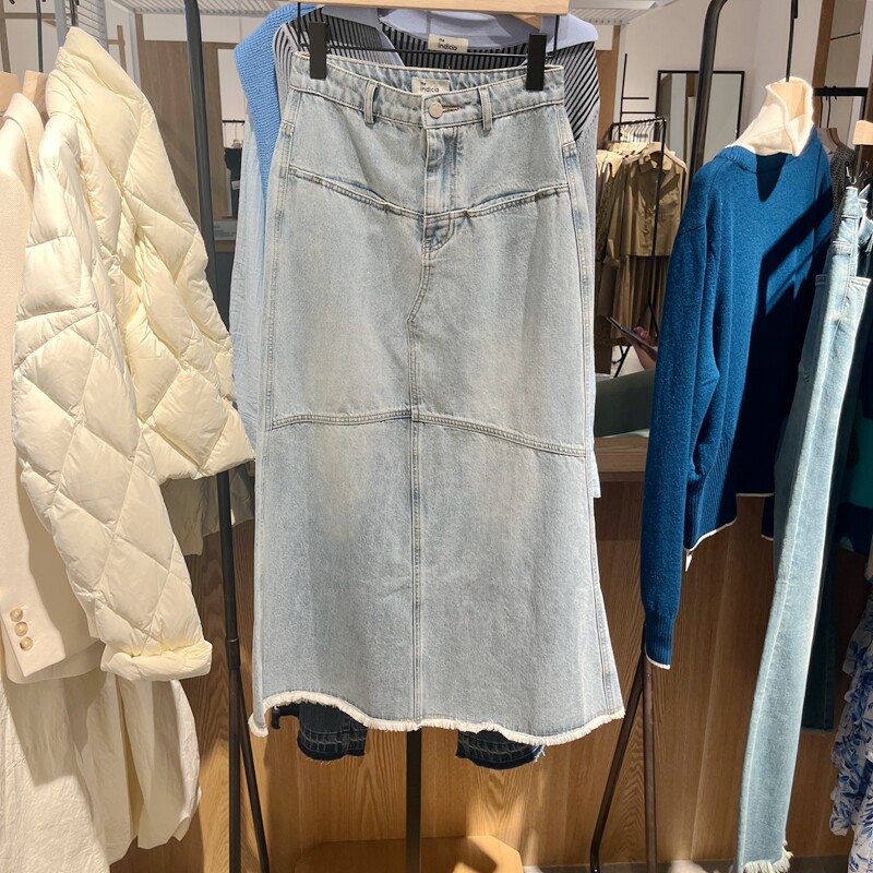 indicia theD6A404QZ046专柜正品标记女装春半身牛仔裙吊牌价599