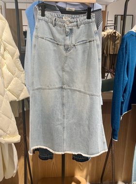 indicia theD6A404QZ046专柜正品标记女装春半身牛仔裙吊牌价599