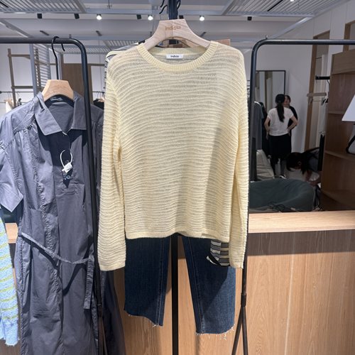 indiciaF2D5ZZ516C专柜正品标记女装套头通勤针织衫吊牌价1189
