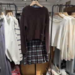 indiciaF2D4MS703N专柜正品标记女装宽松慵懒柔软针织吊牌价659