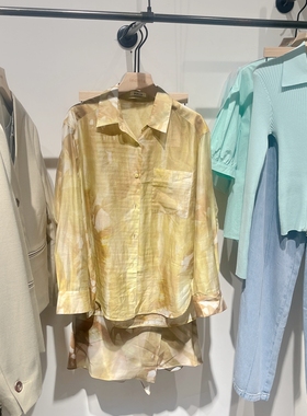 indicia5C308CS390专柜正品标记女装秋款莱赛尔天丝衬衫吊牌价539