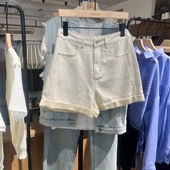 休闲牛仔裤 Indicia6B405DK266F专柜正品 标记短裤 百搭吊牌价489