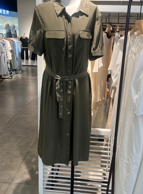 Indicia6B405LQ283C专柜正品标记女装气质桑蚕丝连衣裙吊牌价1389