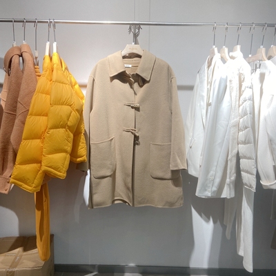 indicia5D310DY517F专柜正品标记女装牛角扣学院风大衣吊牌价1689