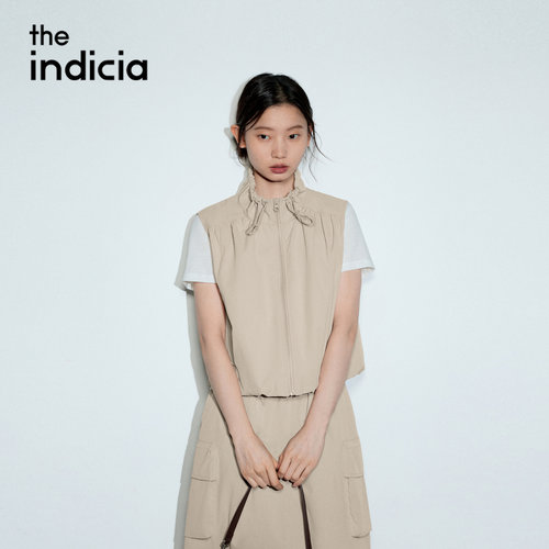 the indiciaL2B6MJ191Y专柜正品标记女装马甲吊牌价639