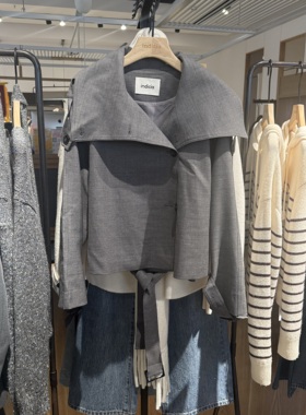 indiciaF2A5WT048C专柜正品标记女装气质收腰夹克外套吊牌价1389