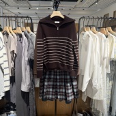 indiciatheL2D5MS223专柜正品 吊牌799 毛衫 标记女装 翻领半拉链长袖